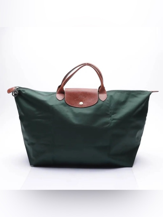 Longchamp Handbags - LONGCHAMP Large Le Pliage Original Travel Bag Green